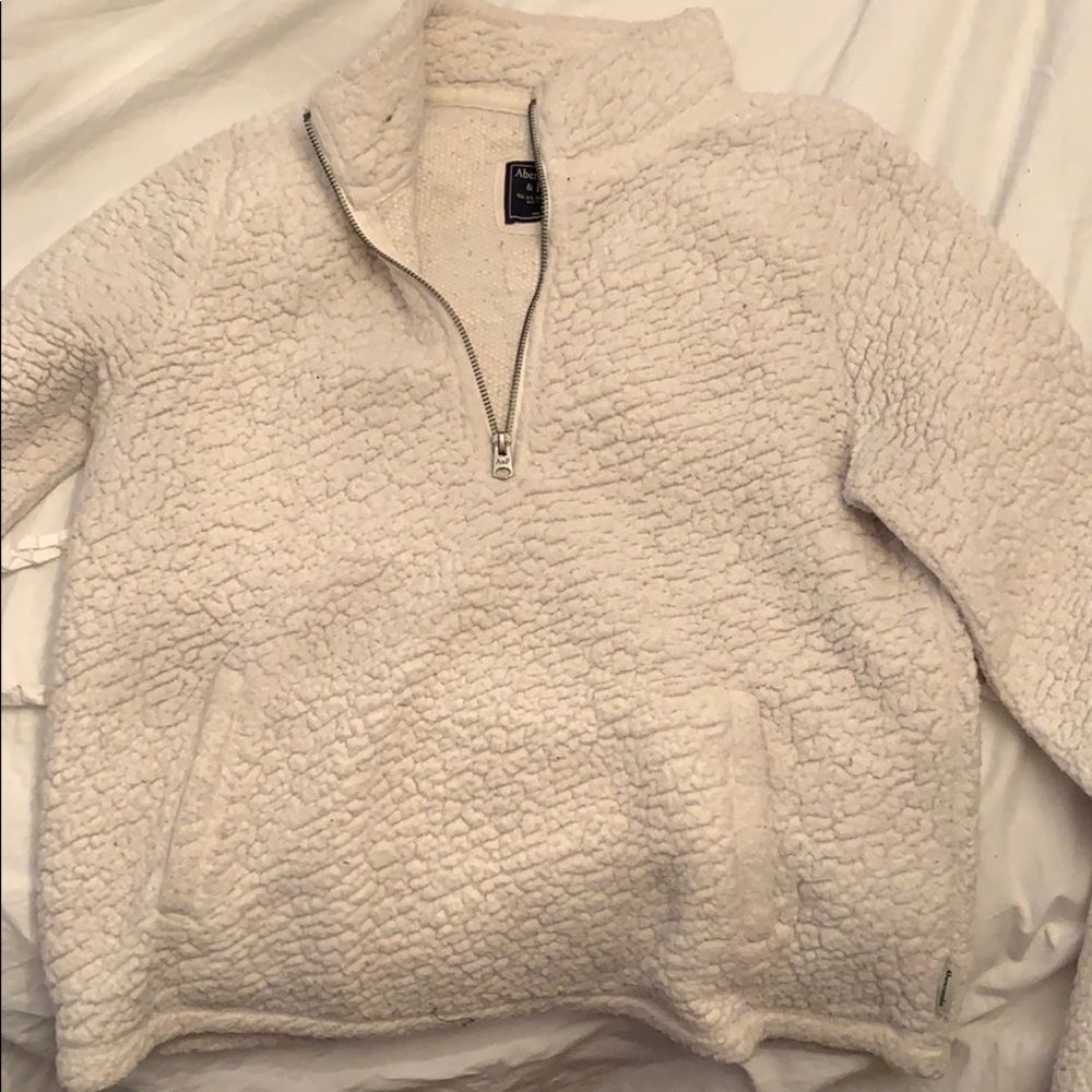 quarter zip sherpa